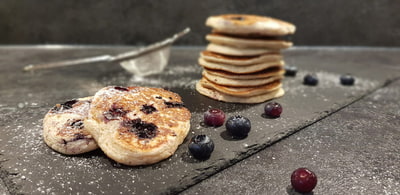 🍴Buchweizen-Heidelbeer-Pancakes 